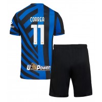 Inter Milan Joaquin Correa #11 Fotballklær Hjemmedraktsett Barn 2024-25 Kortermet (+ korte bukser)